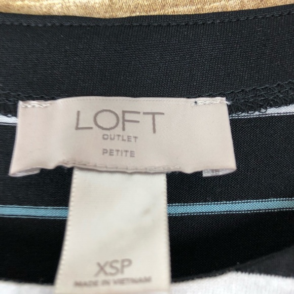 🔸Loft Factory Stripe Rayon T-Shirt Dress - Picture 4 of 5